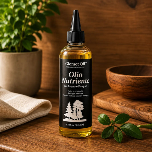 Glomot Oil™ – Olio Nutriente per Legno e Parquet