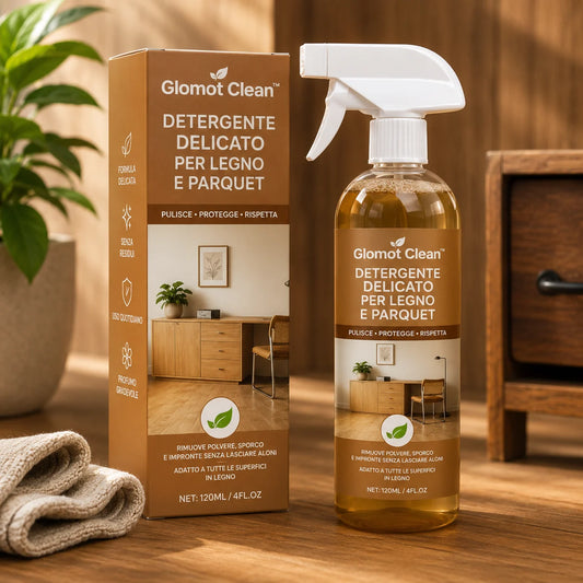 Glomot Clean™ – Detergente Delicato per Legno e Parquet