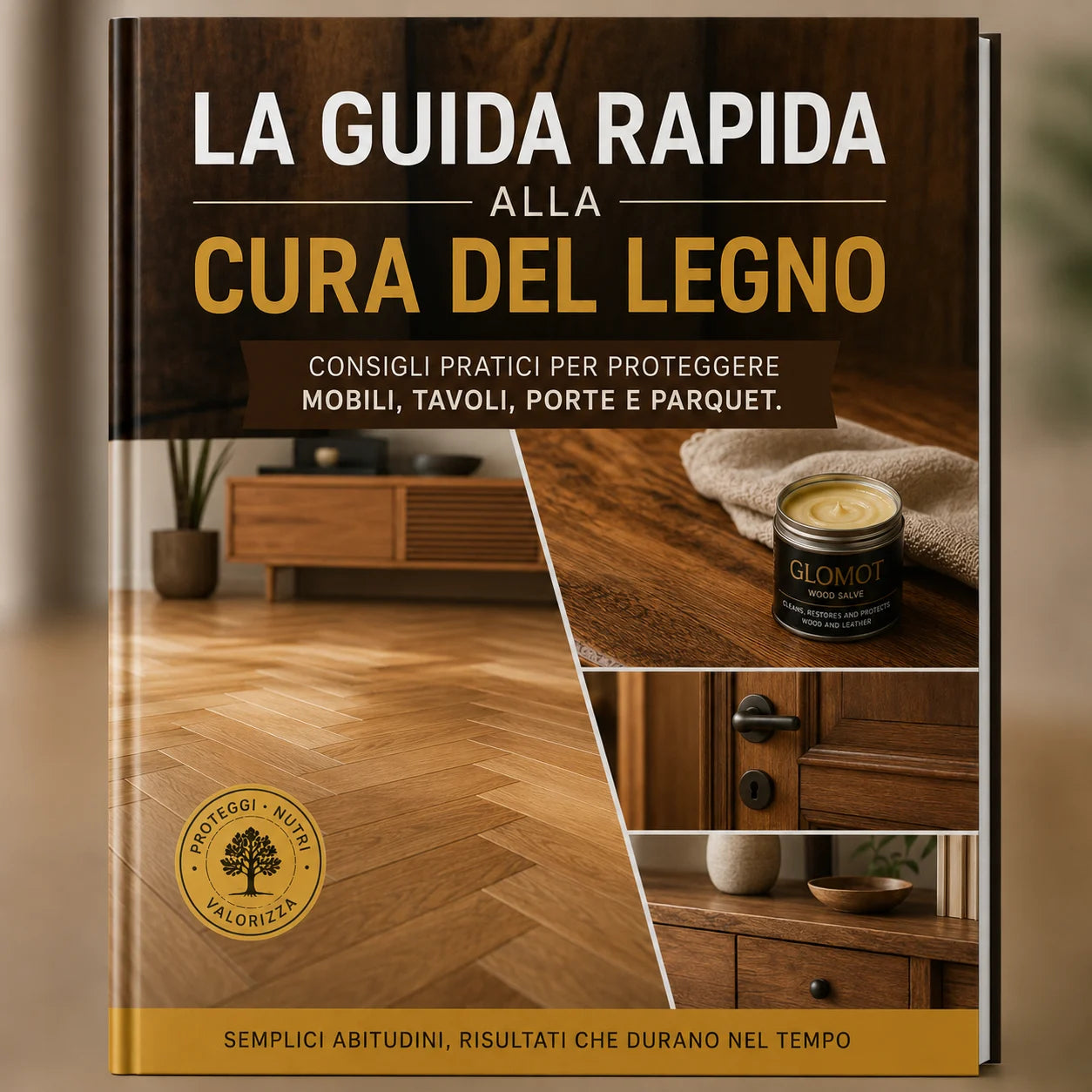 La Guida Rapida alla Cura del Legno: Consigli pratici per proteggere mobili, tavoli, porte e parquet (pdf)