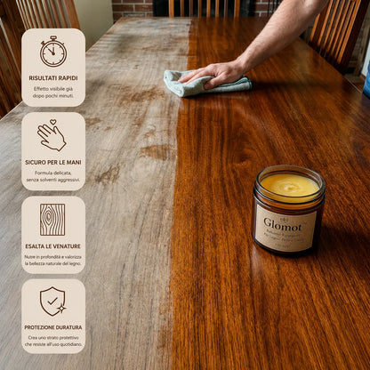 Glomot™ - Balsamo Riparatore per Legno, Pelle e Cuoio