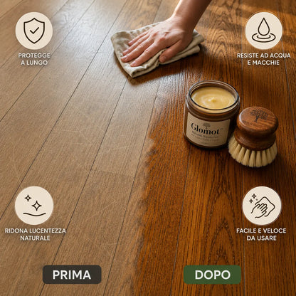 Glomot™ - Balsamo Riparatore per Legno, Pelle e Cuoio