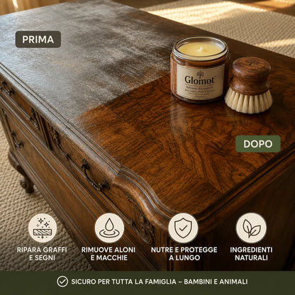 Glomot™ - Balsamo Riparatore per Legno, Pelle e Cuoio